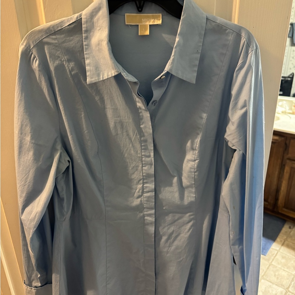 Michael Kors Sky Blue Dress Shirt